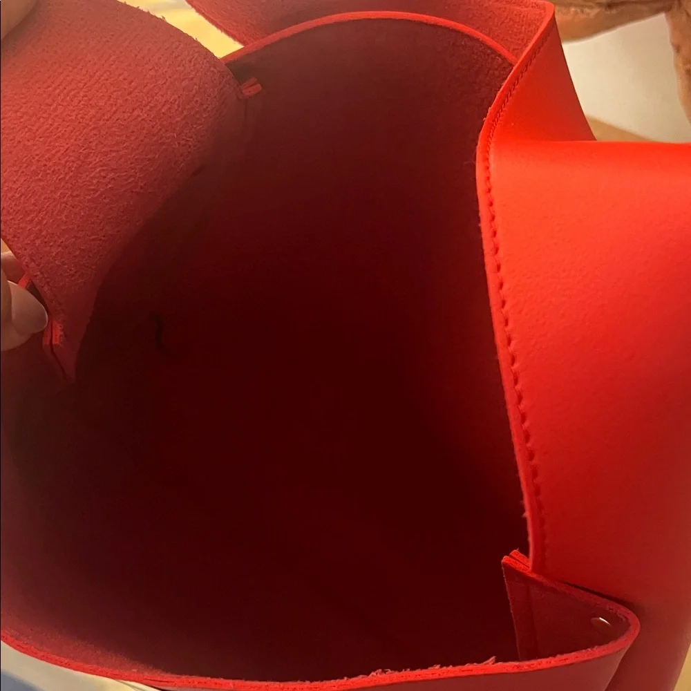 Shiseido Red Hobo Bag - Picture 5 of 15